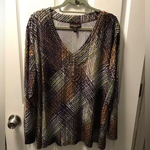 Dana Buchman Blouse 2X